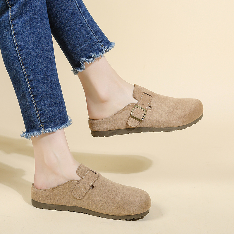 Women'S Fashion Korea - Chaussons rétro pour femmes, sandales à
