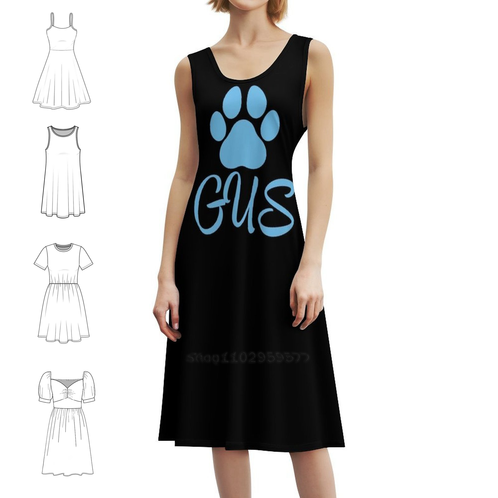 Nom de chien bleu Gus Boho Chi - Women Fashion Dress Names avis et prix