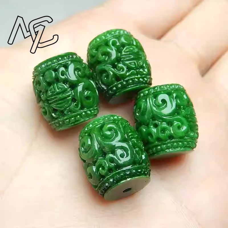 Perles sculptées en Jade vert  - Women'S Fashion Jewellery avis et prix