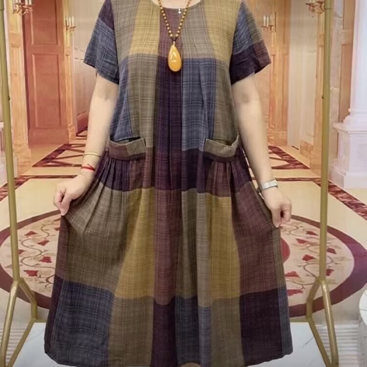 Robe d'été en coton et lin à c - Women Fashion Over The Years avis et prix