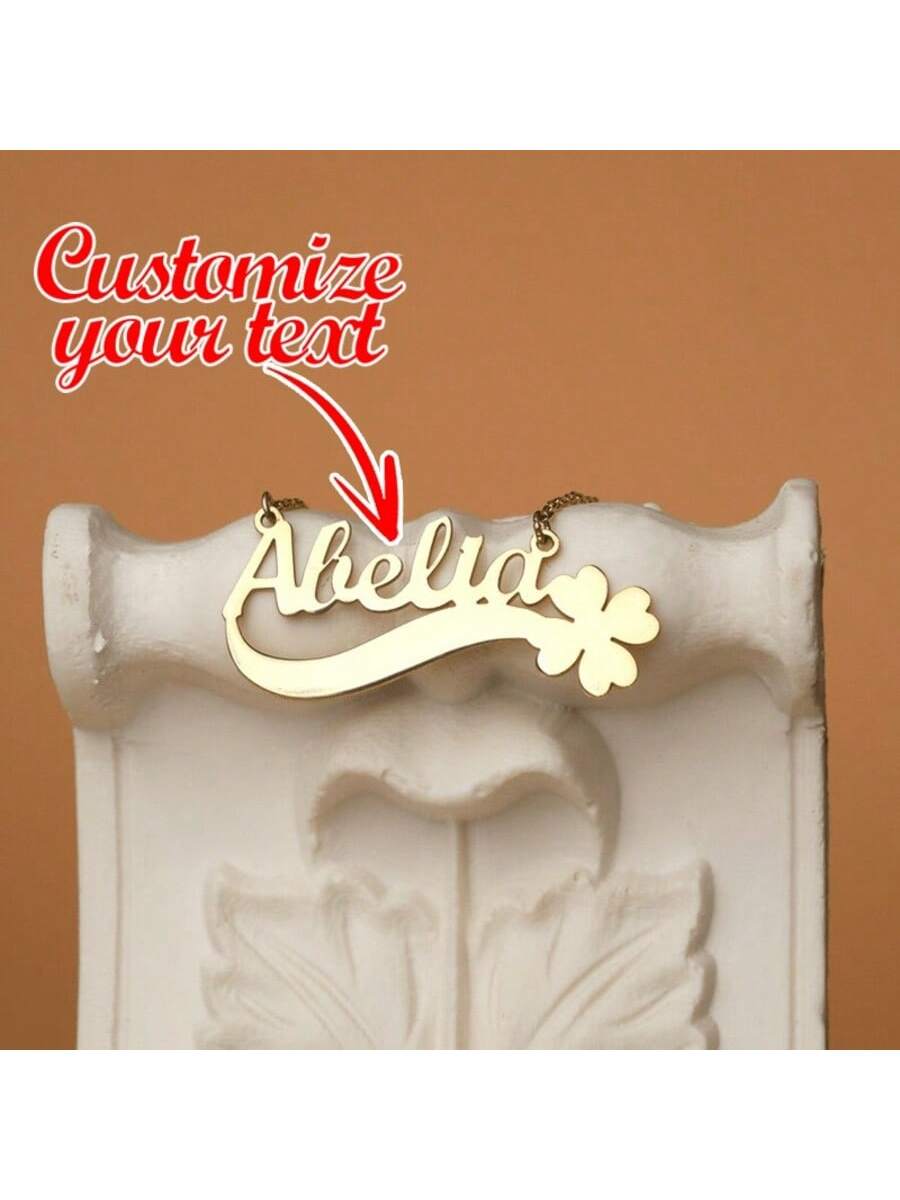 Collier personnalisé trèfle à  - Women Fashion Dress Names avis et prix