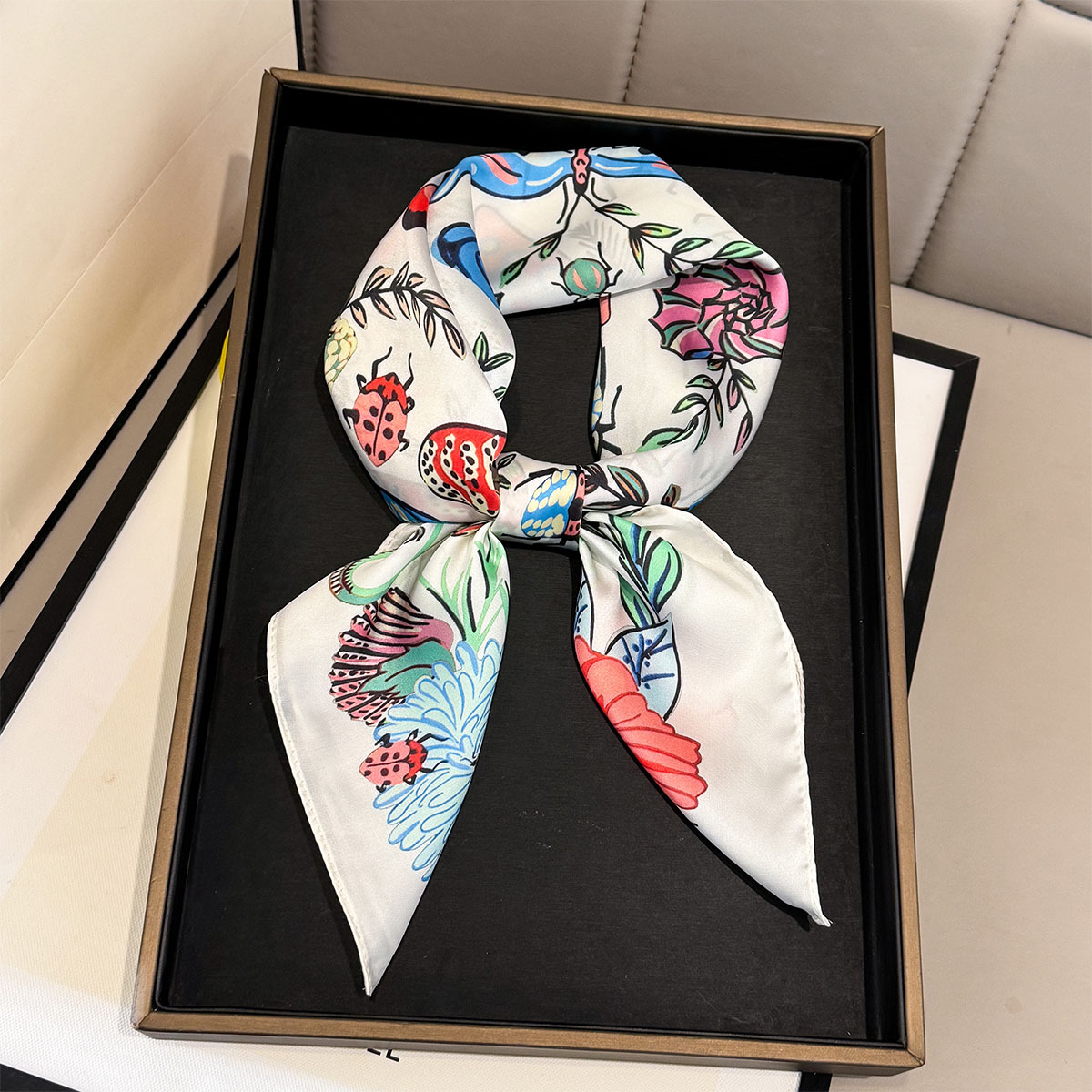 Nouveaux Foulards Carrés en So - Women Fashion Necktie avis et prix