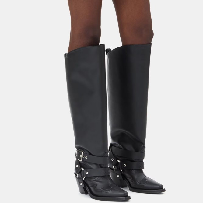 Bottes de Cowboy hautes en cui - Women'S Fashion Knee High Boots avis et prix