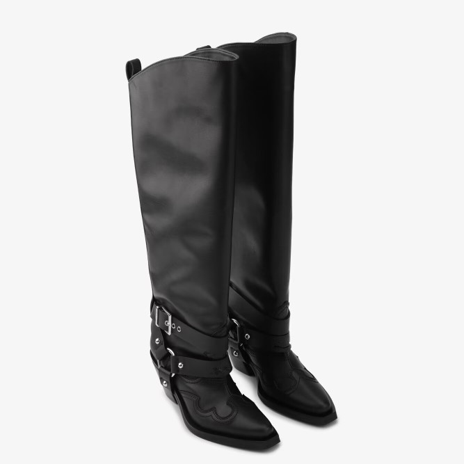 Bottes de Cowboy hautes en cui - Women'S Fashion Knee High Boots avis et prix