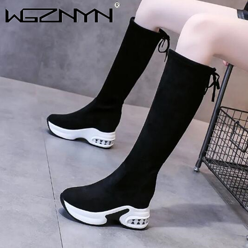Bottes longues à plateforme ép - Women'S Fashion Knee High Boots avis et prix